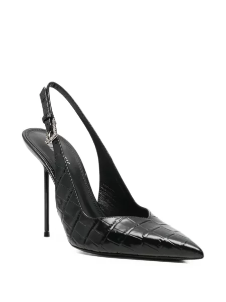 Pantofi cu toc Paris Texas slingback negru