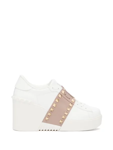 Sneakerși Valentino Garavani cu pană alb