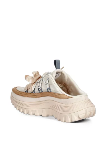 Papuci tip mules Sorel cu funde chunky