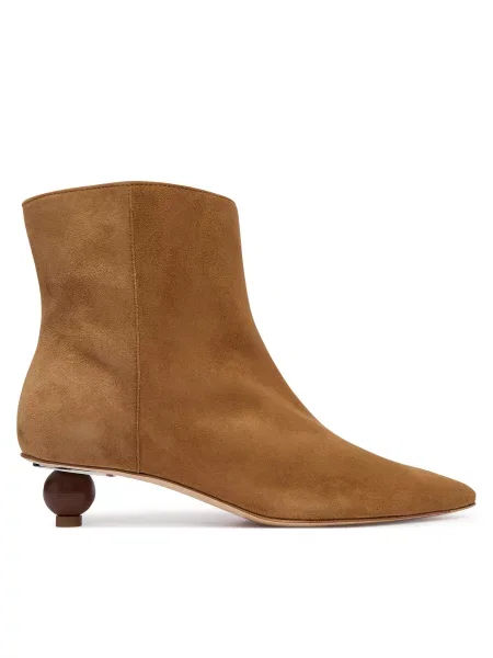 Polokozačky Weekend Max Mara Wkacapanna hnědá