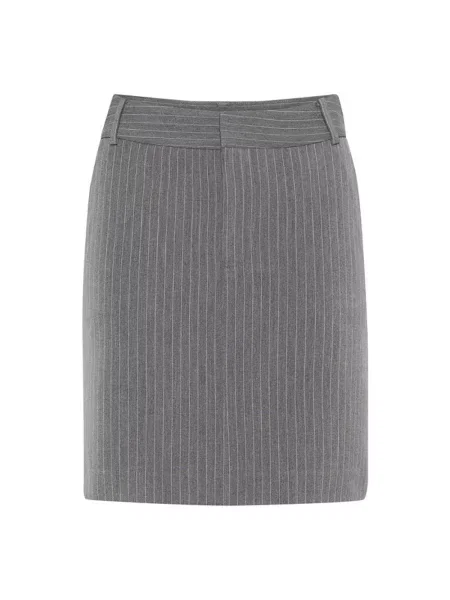 Spódnica mini Gestuz w paski klasyczna szara