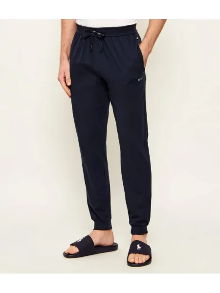 BOSS Orange Pantaloni Mix&Match albastru închis negru