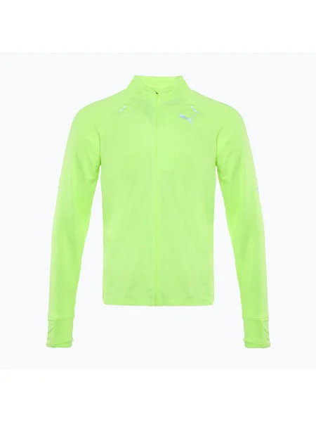 Дамско яке за бягане PUMA Run Gridfleece fizzy apple зелено