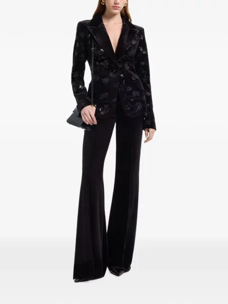 Pantaloni Elie Saab evazate negru