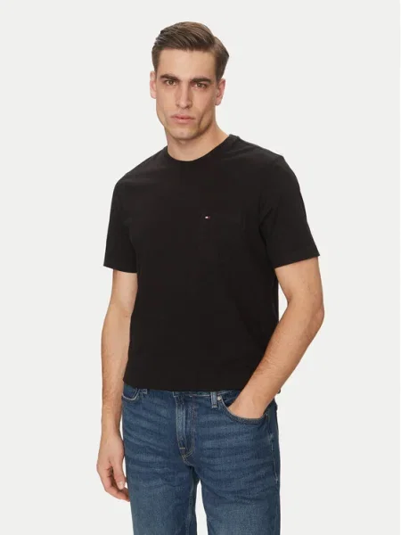 Tommy Hilfiger tričko pánske čierna