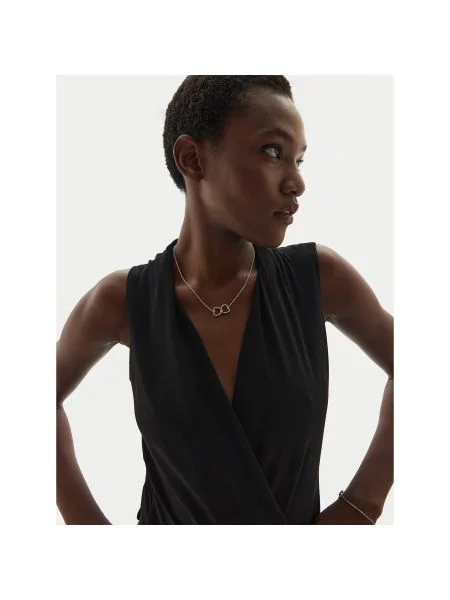 Колие Guess сребристо