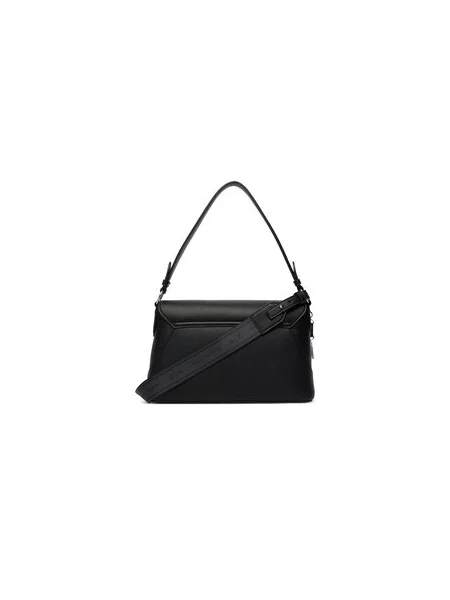 Armani Exchange crossbody torba za žene od imitacije kože crna