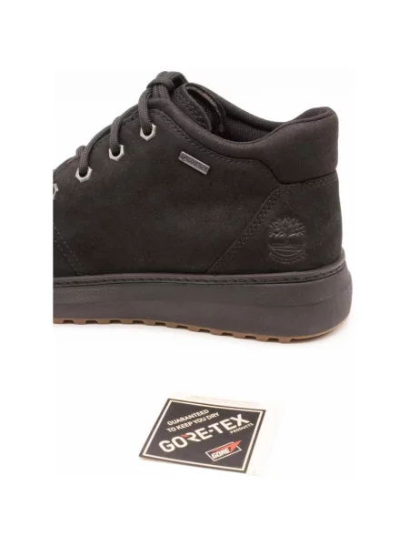 Šněrovací krajkové kotníkové boty Timberland černé