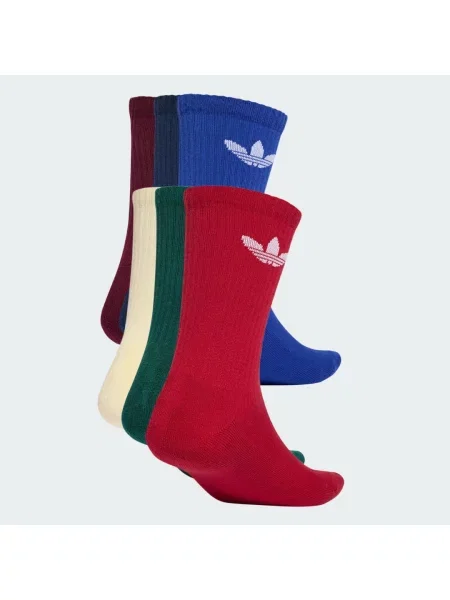 Skarpety z detalem z logo klasyka sport w zestaw 4 szt. Adidas Originals zielone