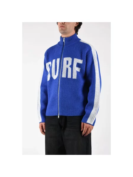 Sweter New Amsterdam Surf Association wełniany niebieski