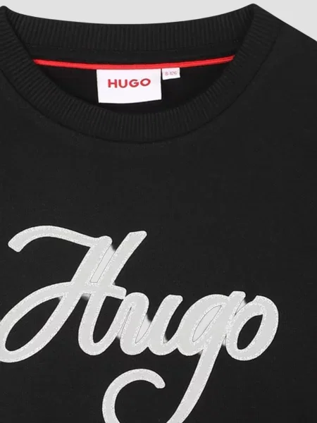Детский свитшот Hugo черный