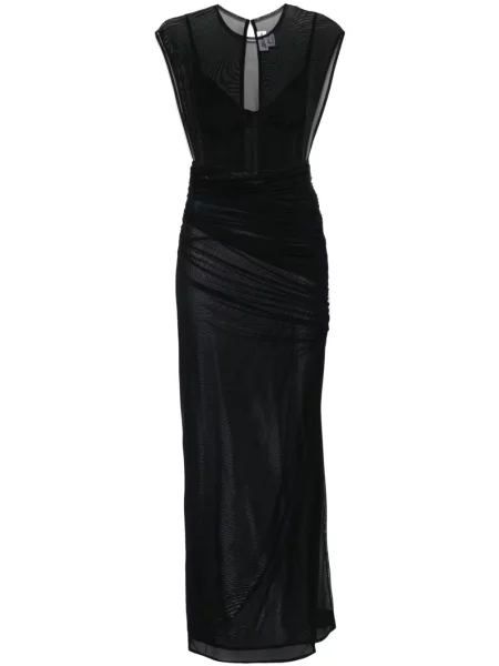 Maksi sukienka maxi Jean Paul Gaultier garniturowa czarna