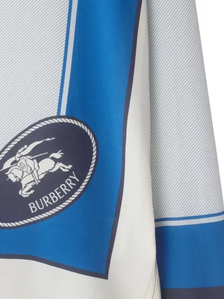 Cămașă Burberry de mătase alb