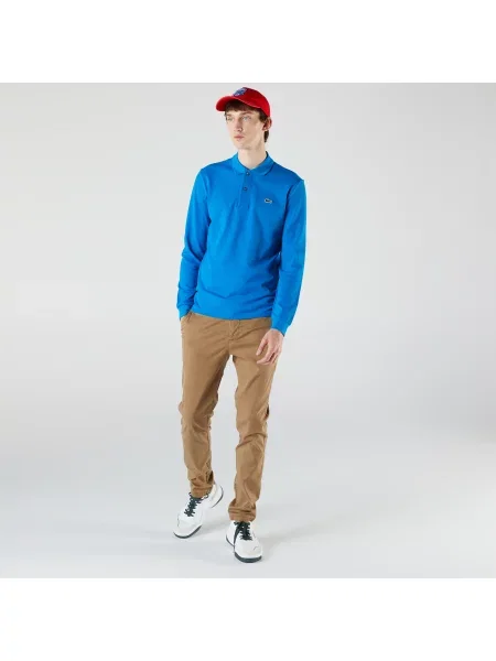 Lacoste поло синє
