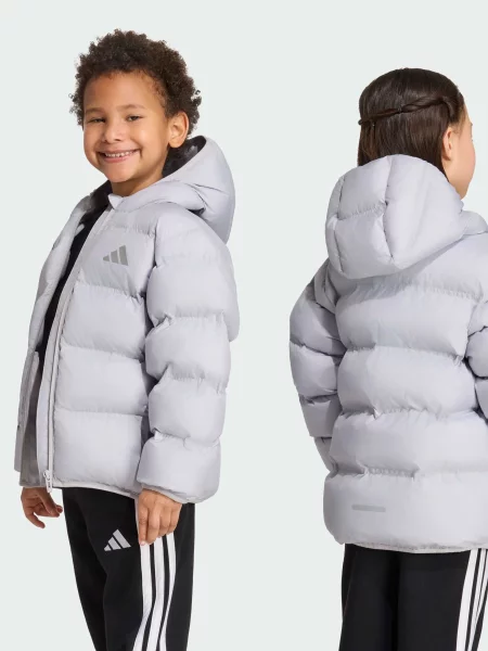 Детская демисезонная куртка Adidas серая