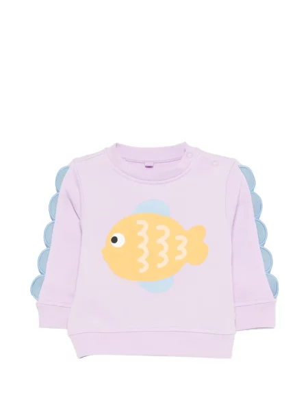 Bluza dziecięca Stella Mccartney fioletowa