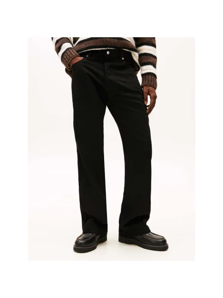 Blugi cu picior larg Tommy Jeans negru