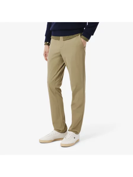 Lacoste Spodnie Chino O Dopasowanym Kroju beżowy