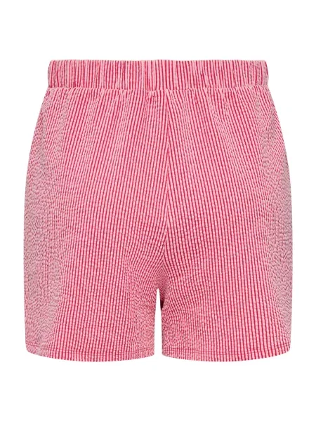 ONLY Pantaloni ONLMISTY roșu / murdar alb