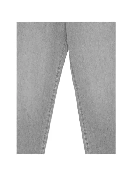 Jeansy straight leg Emporio Armani szare