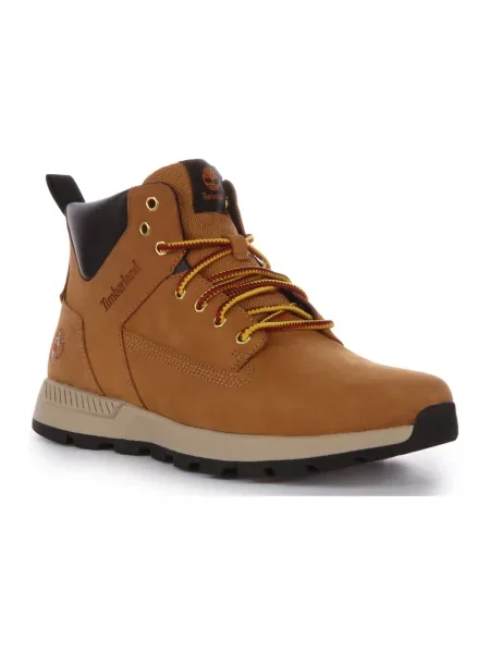 Botki Timberland skórzane brązowe