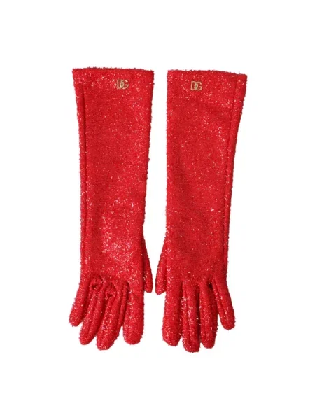 Rękawiczki Dolce And Gabbana czerwone