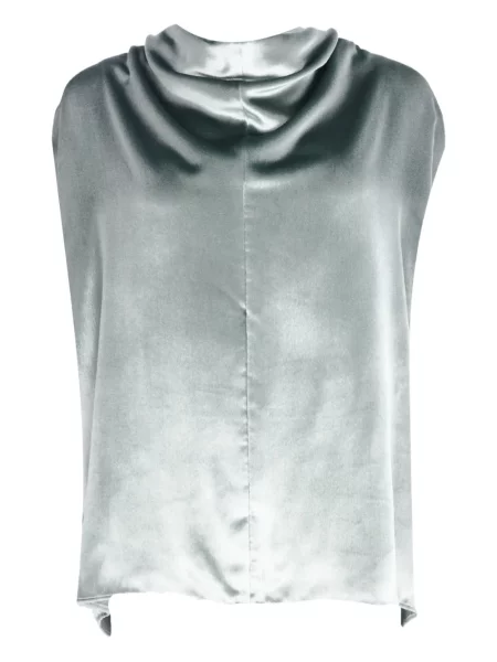 Bluzka Alberta Ferretti bez rękawów zielona