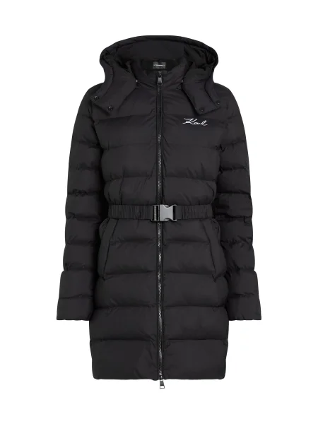 Karl Lagerfeld Zimski plašč črna bela