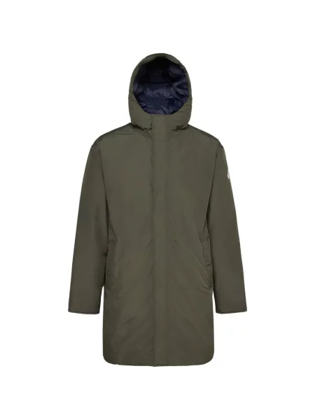 Palton Pyrenex cu glugă verde