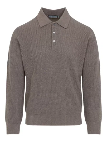 Polo Canali tricotate gri