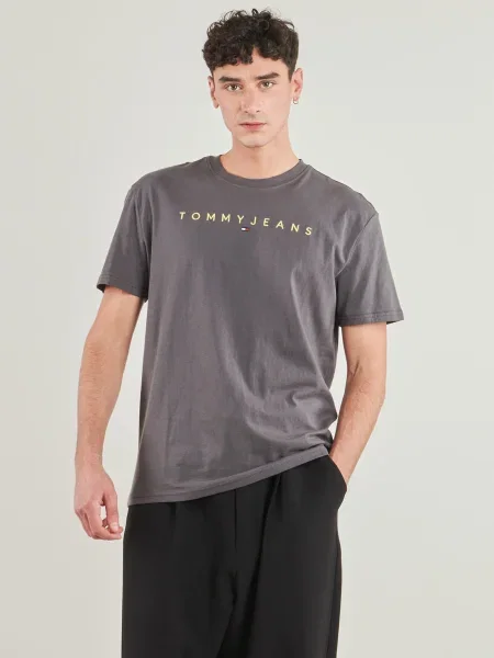 Póló Tommy Jeans szürke