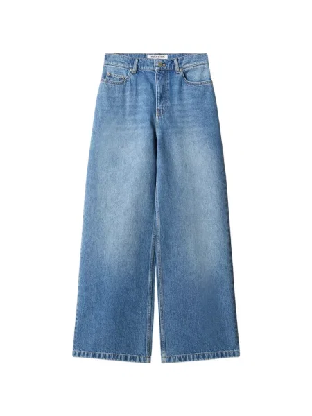 Blugi cu picior larg Maison Kitsune albastru