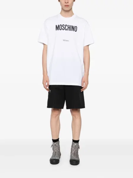 Tricou Moschino cu imagine alb