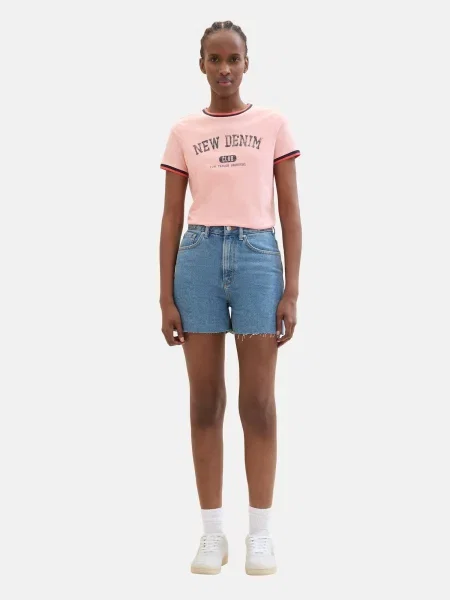 Jeans kratke hlače Tom Tailor modra