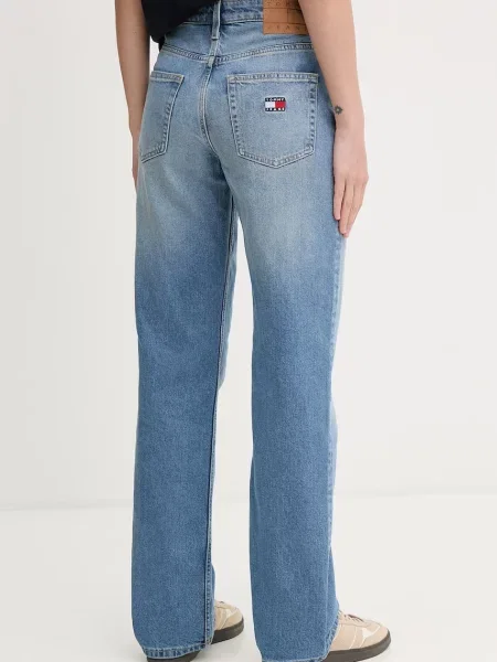 Tommy Jeans jeansy straight niebieskie