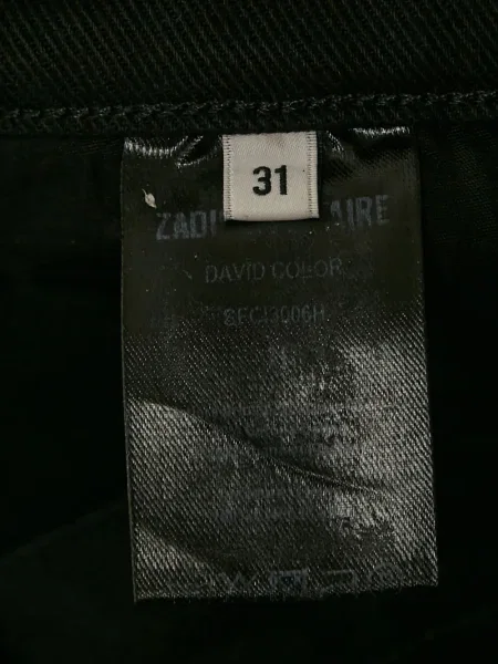 Blugi Zadig&voltaire cu 5 buzunare negru