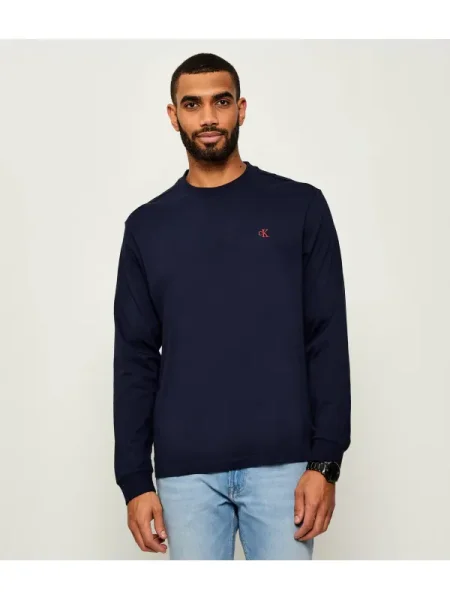 Calvin Klein Jeans Póló tengerészkék sötétkék