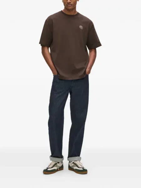 Tricou Karl Lagerfeld cu imagine maro
