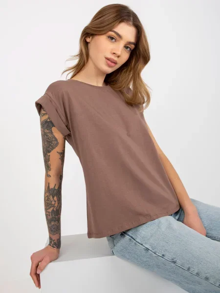 Tricou Fashionhunters maro