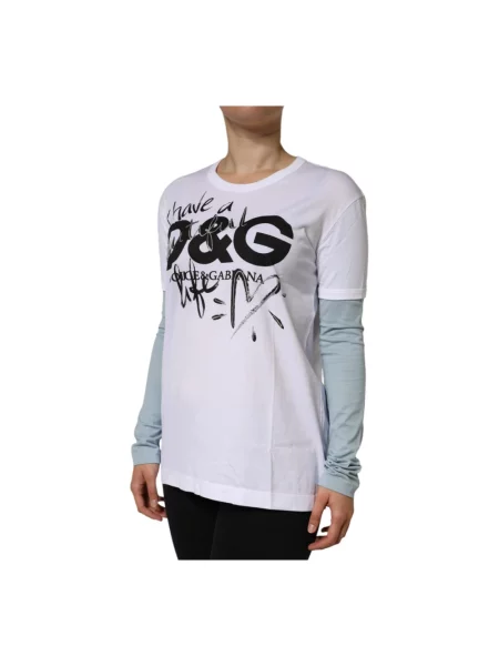 Top Dolce And Gabbana biały