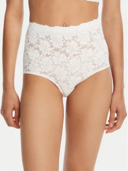 Selmark Klasične gaćice s visokim strukom Écru