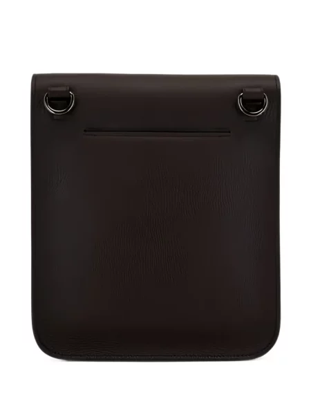 Geanta crossbody Akris din piele maro