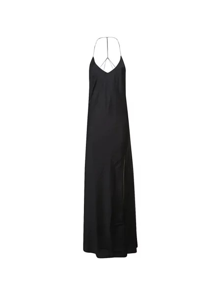 Rochie maxi The Nina Studio cu bretele negru