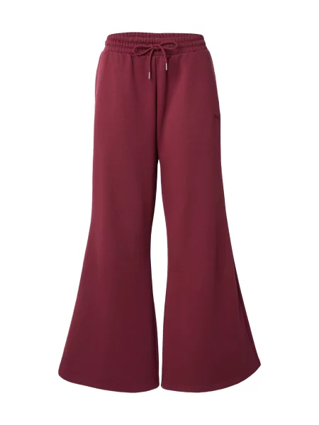 PUMA Pantaloni sport Her burgundy roșu