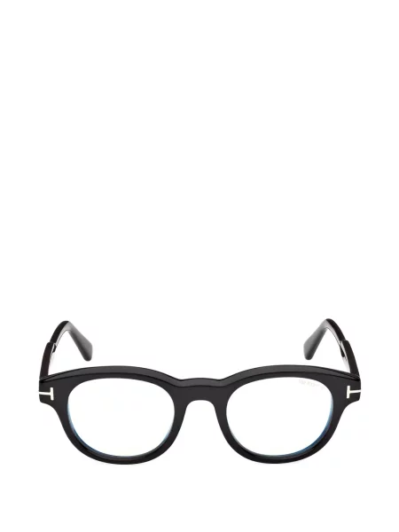 Ochelari de soare rotunzi Tom Ford Eyewear negru