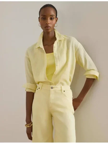 LAUREN RALPH LAUREN De in cămașă galben