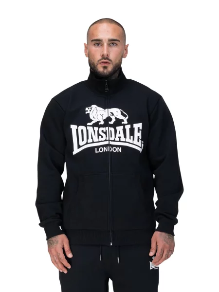 LONSDALE Hanorac Blencarn negru alb