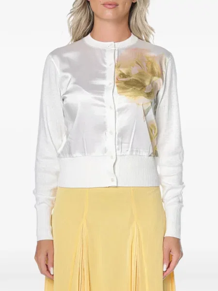 Cardigan Ted Baker cu model floral cu imagine alb