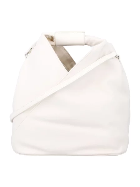 Torebka crossbody Mm6 Maison Margiela skórzana biała