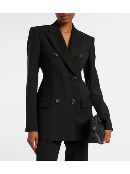 Sacou Sportmax de lână negru